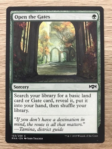 "Open The Gates" - Magic The Gathering Card - RNA