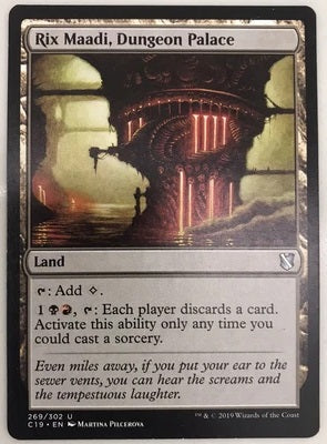 "Rix Maadi, Dungeon Palace" - Magic The Gathering Card - C19