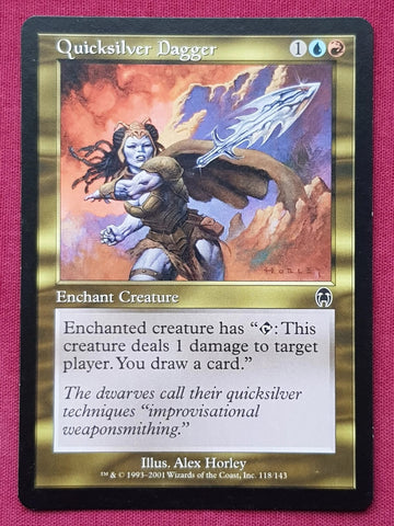 "Quicksilver Dagger" x4 - Magic The Gathering Card - Apocalypse - 4-Card Playset