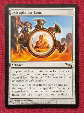 "Extraplanar Lens" - Magic The Gathering Card - Mirrordin