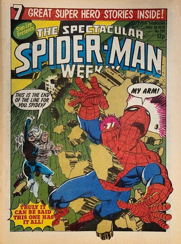 Spectacular Spider-Man Weekly #351, #352 & #353 - Marvel/British - 1979