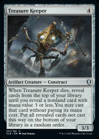 "Treasure Keeper" - Magic The Gathering Card - CLB