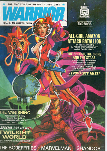 Warrior #13  - Quality Magazines - 1983