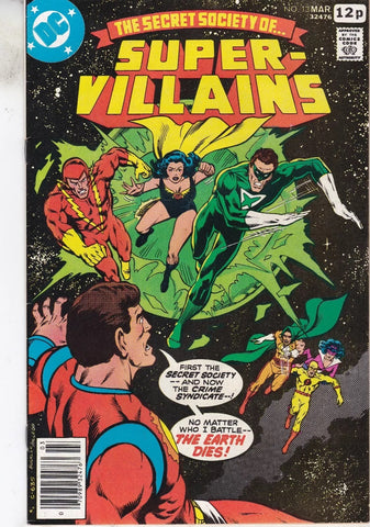 Secret Society of Super-Villains #13 - DC Comics - 1978 - Pence Copy