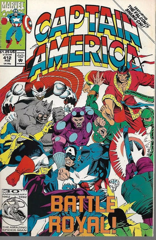 Captain America #412 - Marvel Comics - 1992