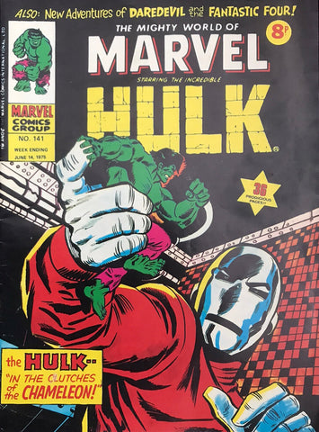 Mighty World of Marvel #141 - Marvel Comics - 1975