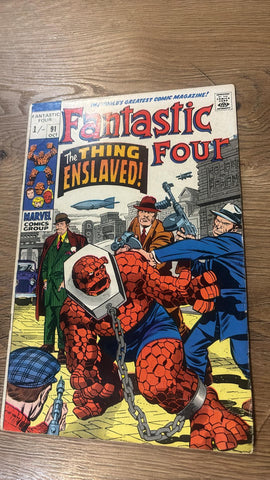 Fantastic Four #91 - Marvel Comics - 1969