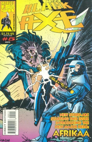 Black Axe #5 - Marvel Comics - 1993