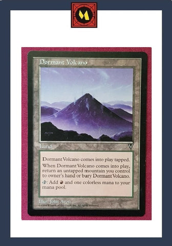 "Dormant Volcano" - Magic The Gathering Card - Visions