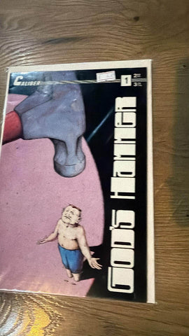 God's Hammer #1  - Caliber Comics - 1990 (Ref. Box A2)
