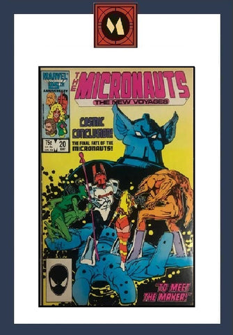 Micronauts: The New Voyages #20 - Marvel Comics - 1986