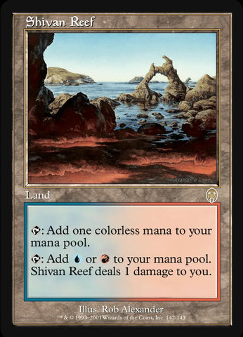 "Shivan Reef" - Magic The Gathering Card - Apocalypse