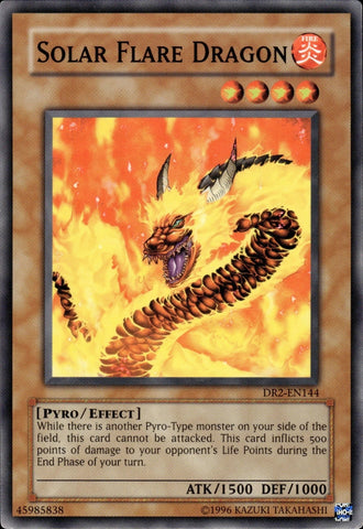 "Solar Flare Dragon" GLD1-EN019 - Yu-Gi-Oh! - 3x Card Playset