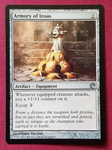 "Armory Of Iroas" - Magic The Gathering Card - Journey Into Nyx