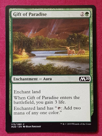 "Gift Of Paradise" x4 - Magic The Gathering Card - M20 - 4-Card Playset