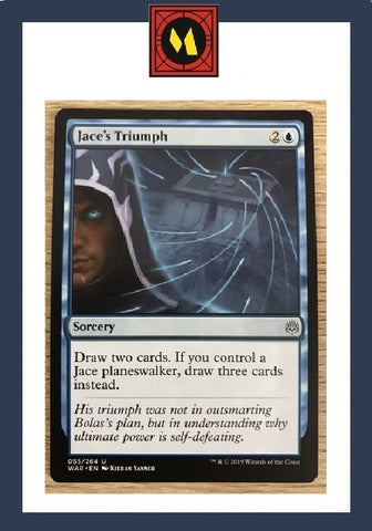 "Jace's Triumph" - Magic The Gathering Card - WAR