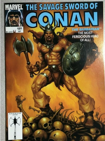 Savage Sword of Conan #189 - Marvel Magazines - 1991