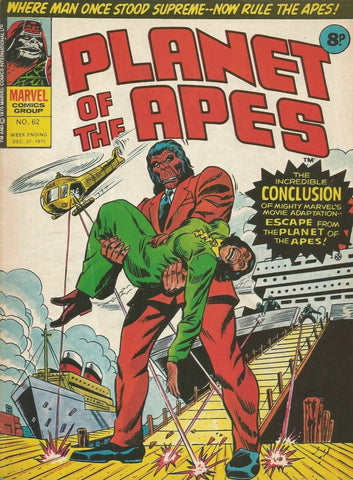 Planet of the Apes #62 - Marvel Comics / British - 1975