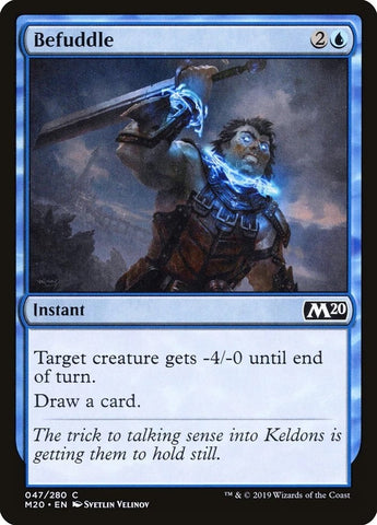 "Befuddle" x4 - Magic The Gathering - M20 - 4-Card Playset