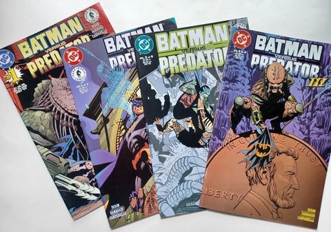 Batman Versus Predator III  #1 2 3 4 (Set) - DC Comics - 1997