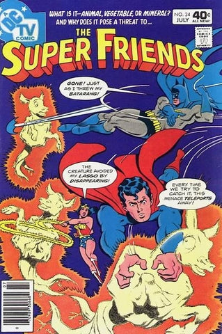 Super Friends #34 - #40 (7x Comics RUN/LOT) - DC Comics - 1980/1
