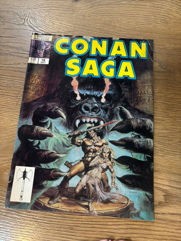 Conan Saga #18 - Marvel Magazine - 1988