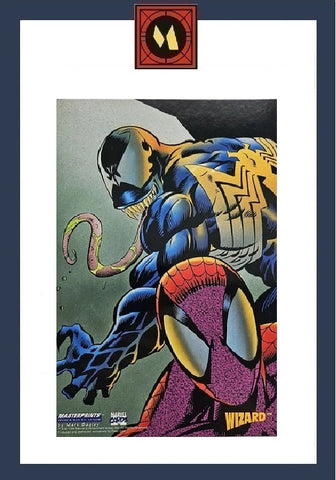 Masterprints Spider-Man Vs. Venom Card Art Print - Marvel - 1994 - Mark Bagley
