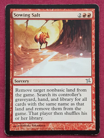 "Sowing Salt" - Magic The Gathering Card - Betrayers Of Kamigawa