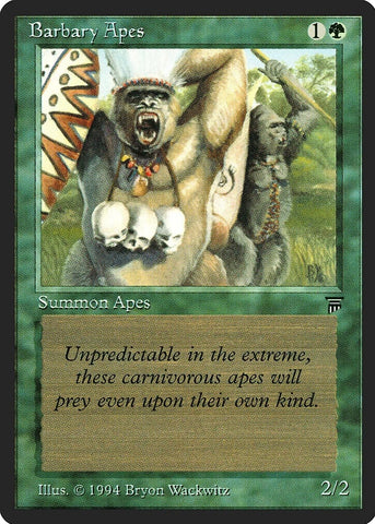 "Barbary Apes" - Magic The Gathering Card - Legends