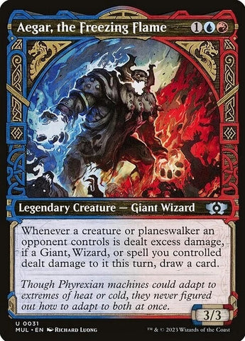 "Aegar, The Freezing Flame" - Magic The Gathering - Kaldheim