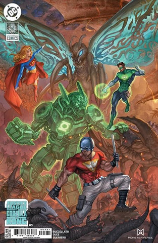 Justice League Vs Godzilla Vs Kong #3 - DC - 2023 - Quah Variant