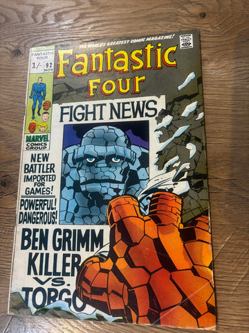 Fantastic Four #92 - Marvel Comics - 1969