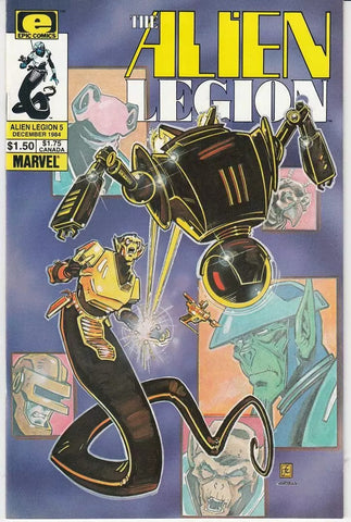 Alien Legion #5 - Marvel/Epic Comics - 1985