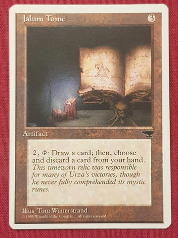 "Jalum Tome" x4 - Magic The Gathering Card - Chronicles - 4-Card Playset