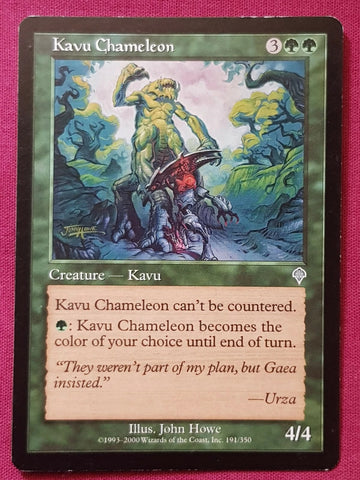 "Kavu Chameleon" x4 - Magic The Gathering Card - Invasion - 4-Card Playset