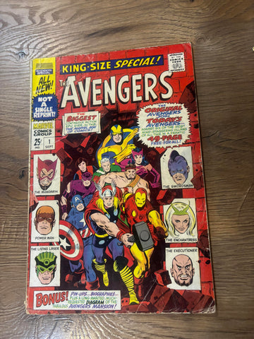 The Avengers King-Size Annual #1  - Marvel Comics - 1967