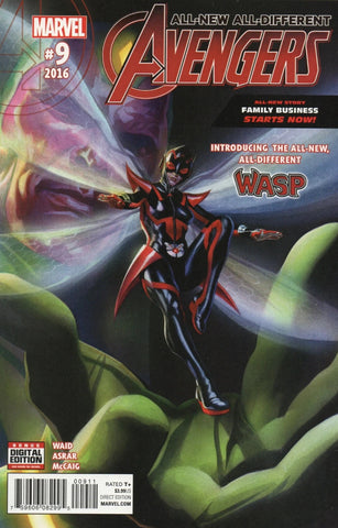 Avengers #9 - Marvel Comics - 2016 - 1st App. New Wasp