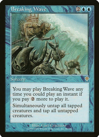 "Breaking Wave" -  Magic The Gathering - Invasion