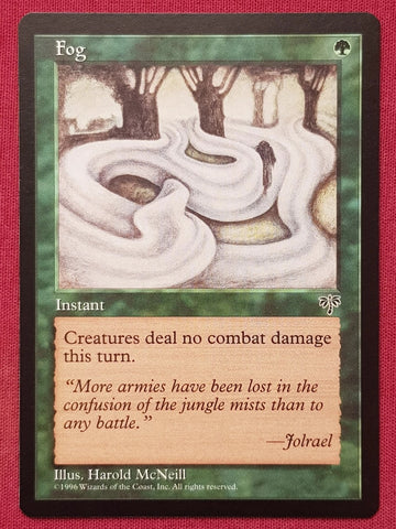 "Fog" x4 - Magic The Gathering Card - Mirage - 4-Card Playset