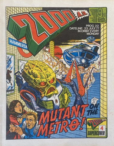 2000AD Comic - Prog #22 - 23rd July 1977