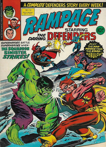 Rampage #12 - Marvel Comics / British - 1978