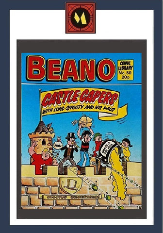 Beano Comic Library LOT Nos:- #50 - #56 & #58 & #59 (9x Comics) - Digest