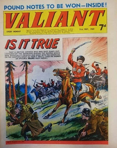 Valiant Comic x3 - British - 31/5/69, 7/6/69 & 14/6/69