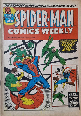 Spider-Man Comics Weekly #18 - Marvel Comics / British - 1973