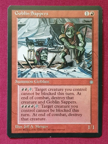 "Goblin Sappers" - Magic The Gathering Card - Ice Age