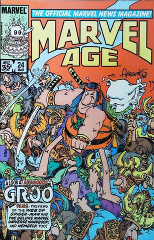 Marvel Age #24 - Marvel Comics - 1985