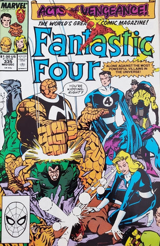 Fantastic Four #335 - Marvel Comics - 1988