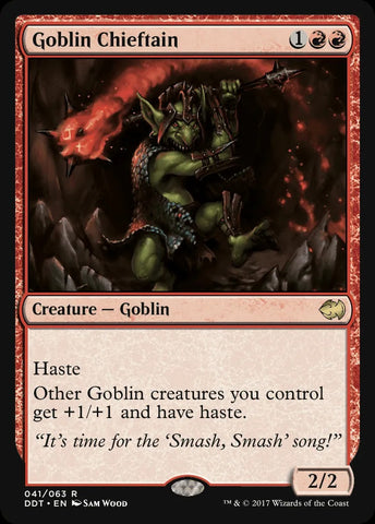 "Goblin Chieftain" - Magic The Gathering - DDT