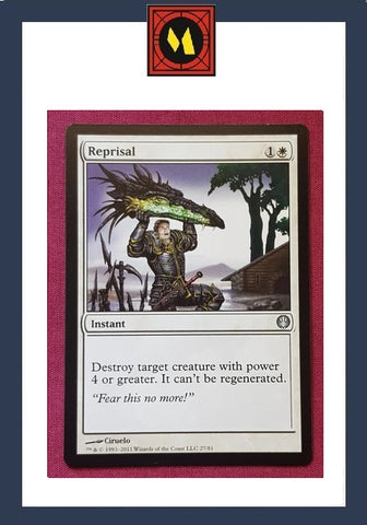 "Reprisal" - Magic The Gathering Card - Knights vs Dragons
