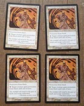 "Obsidian Acolyte" x4 - Magic The Gathering - Invasion - 4-Card Playset